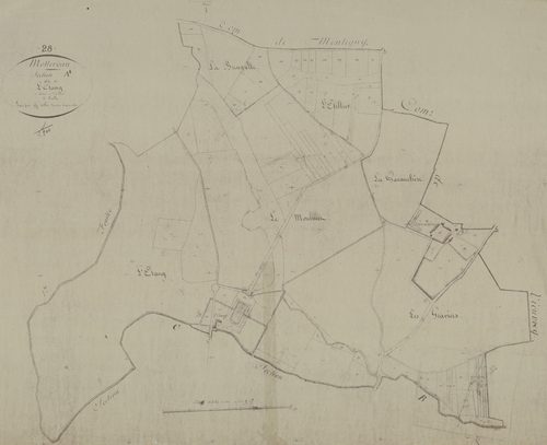 Section A, l'Etang, feuille 2.