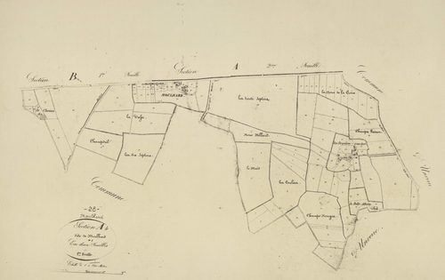 Section A, Moulhard, feuille 1.
