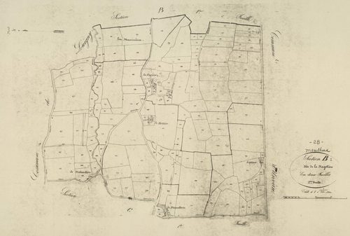 Section B, la Ragotière, feuille 2.