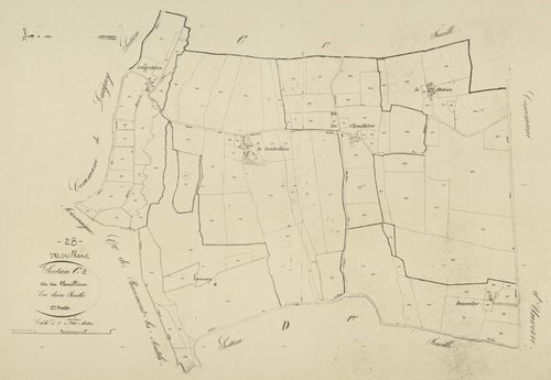 Section C, les Chenillières, feuille 2.