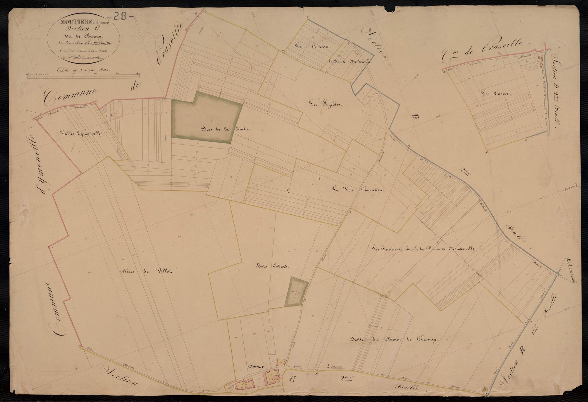 Section C, Chesnay, feuille 1.