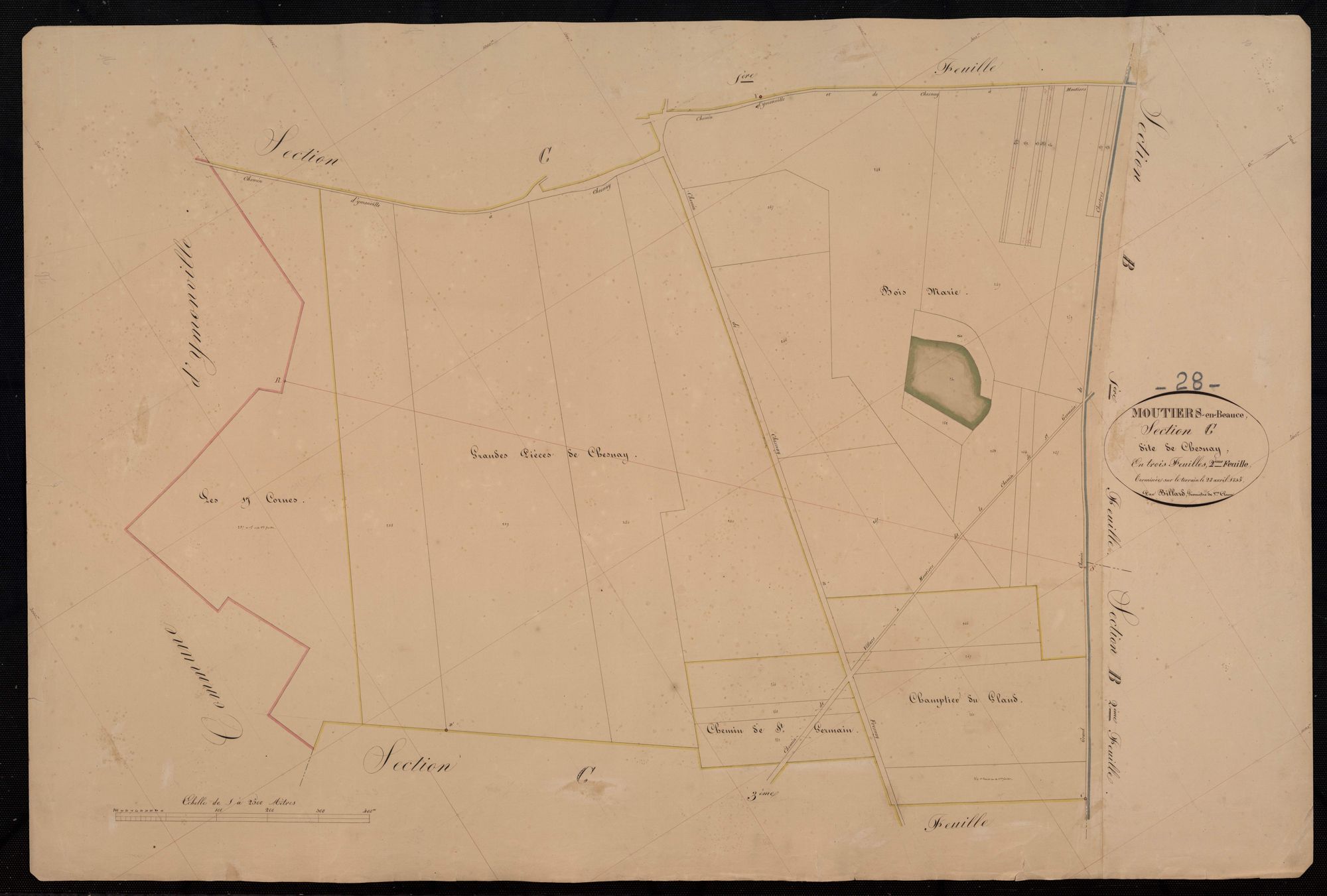Section C, Chesnay, feuille 2.