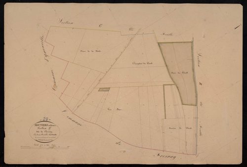 Section C, Chesnay, feuille 3.