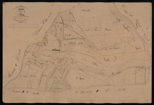 Section A, le Village, feuille 2.