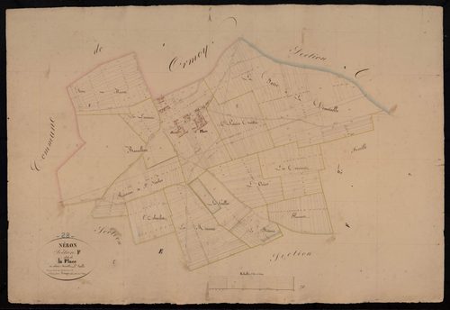 Section F, la Place, feuille 1.
