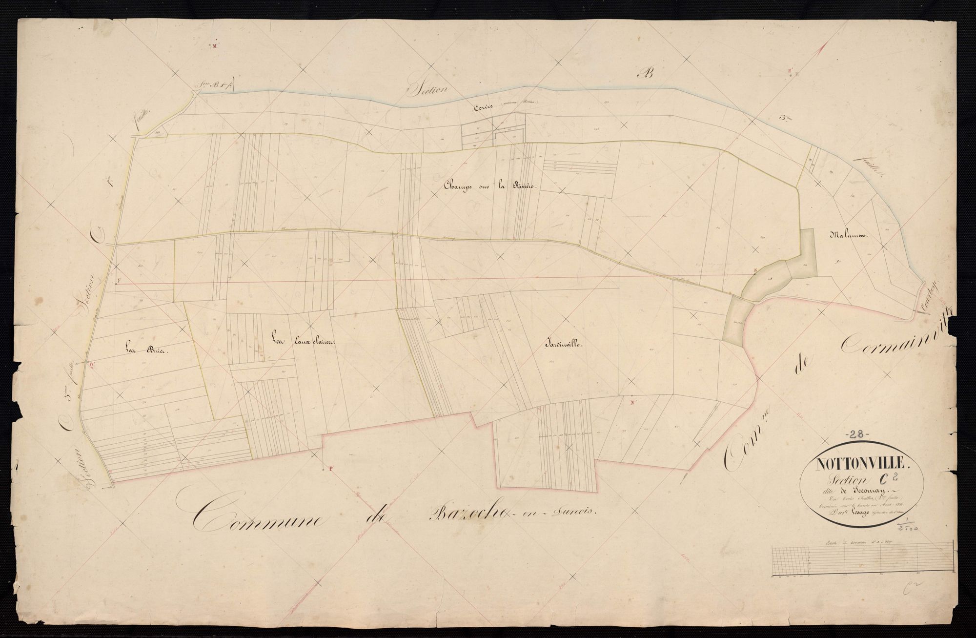 Section C, Secouray, feuille 2.