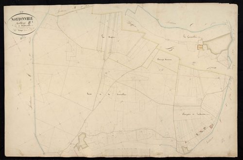 Section B, Réclainville, feuille 1.
