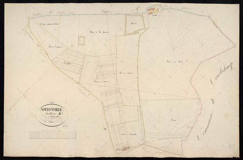 Section B, Réclainville, feuille 2.