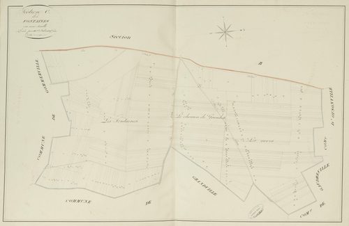 Section C, les Fontaines, en une feuille.