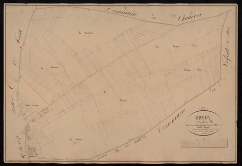Section A, la Dîmerie de Longue Peine, en une feuille.