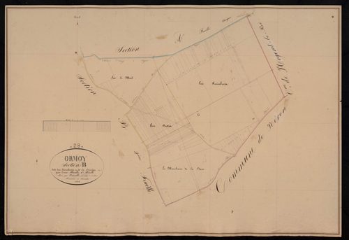 Section B, les Raimberts et la Crinière, feuille 1.