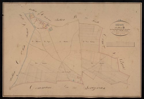 Section B, les Raimberts et la Crinière, feuille 2.