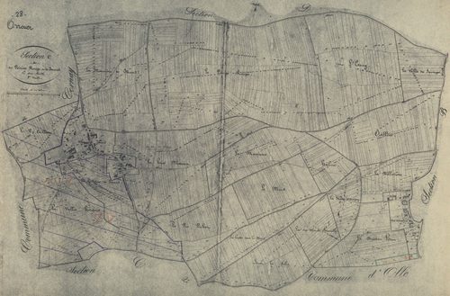 Section C, le Poirier Rouge et le Jorand, feuille 1.