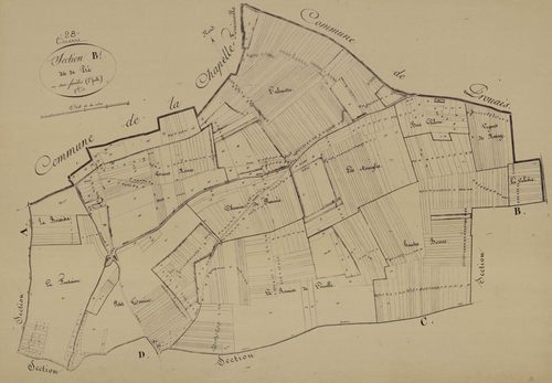 Section B, le Pré, feuille 1.