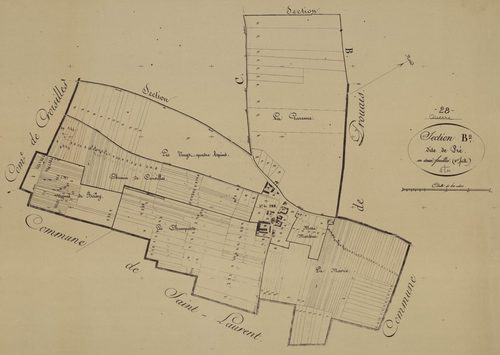 Section B, le Pré, feuille 2.