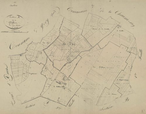Section A, le Gleffieu, feuille 1.