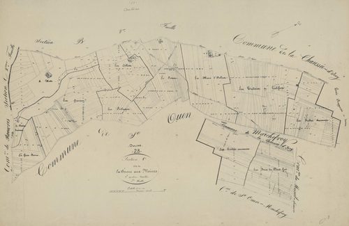 Section C, la Ferme aux Moines, feuille 1.