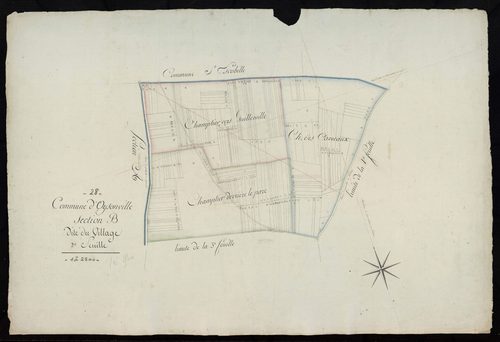 Section B, le Village, feuille 2.