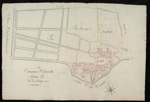 Section B, le Village, feuille 3.