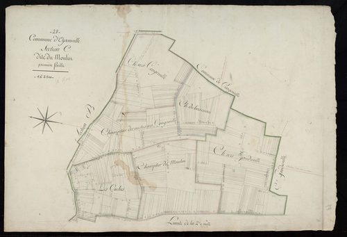 Section C, le Moulin, feuille 1.