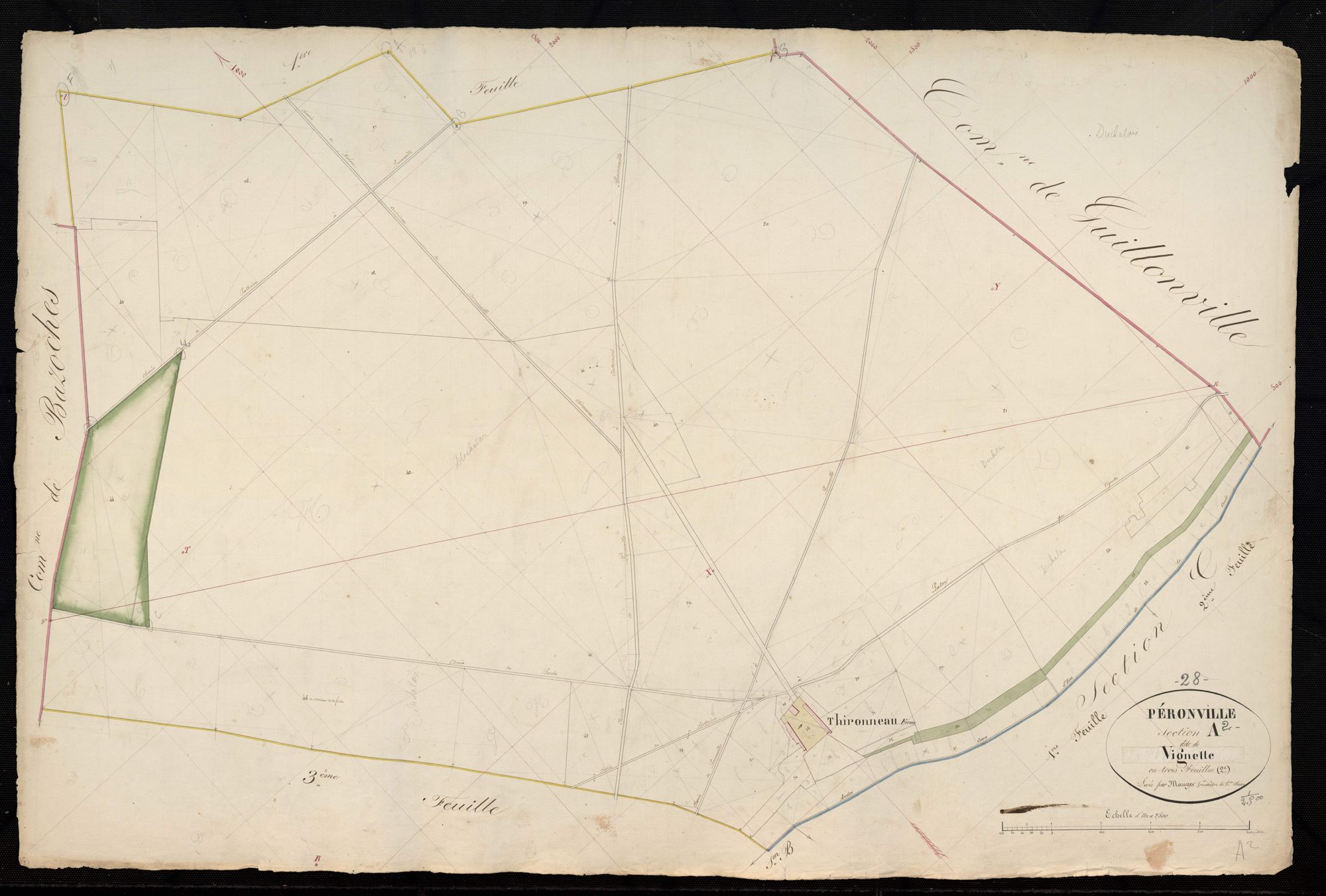 Section A, Vignette, feuille 2.