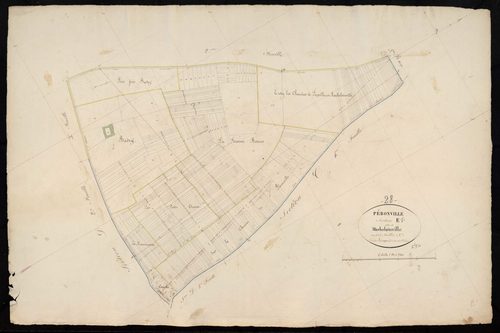 Section E, Machelainville, feuille 1.