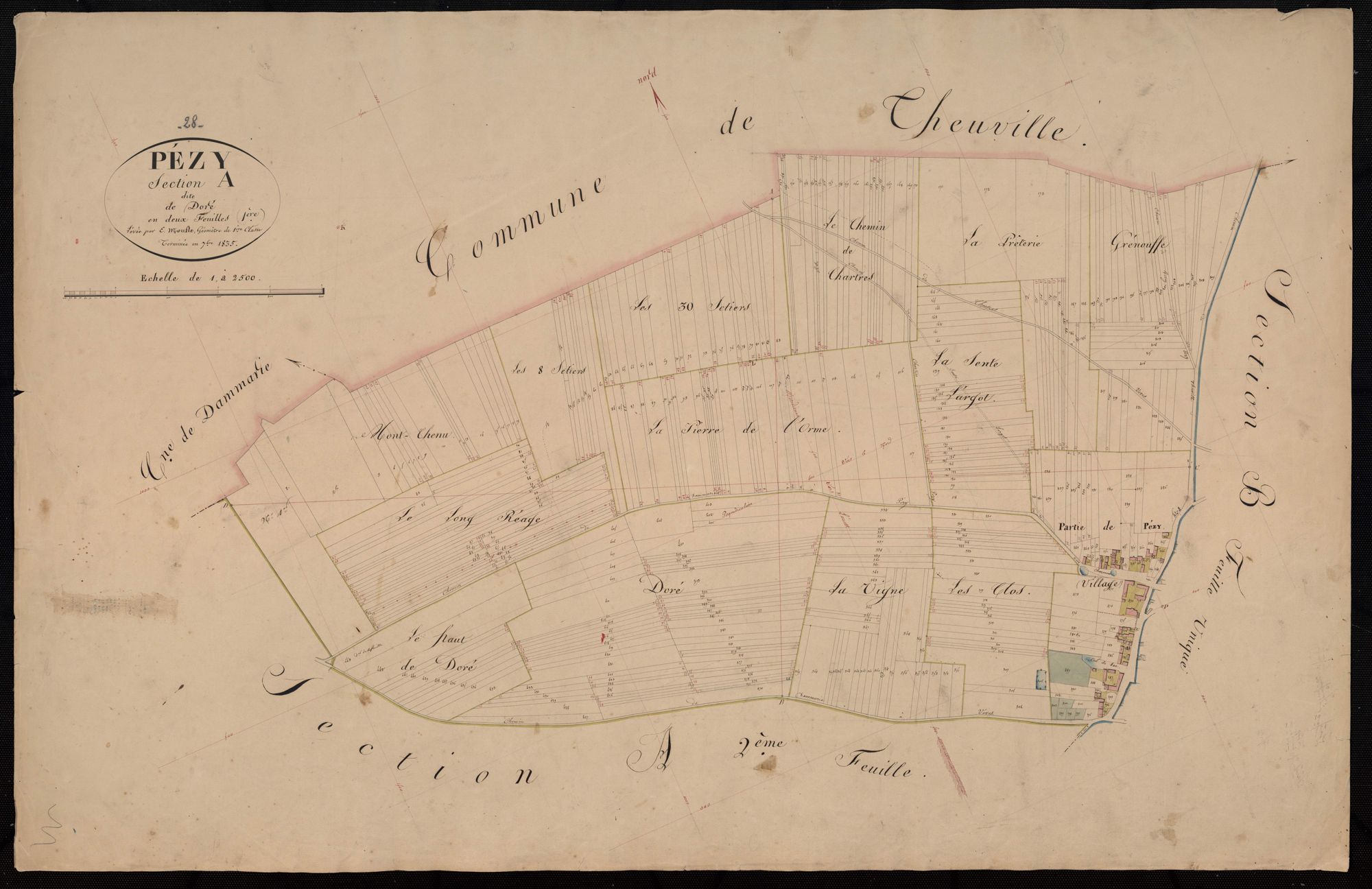 Section A, Doré, feuille 1.