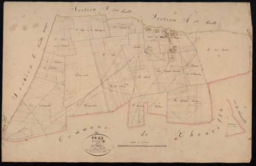 Section B, l'Eglise, en une feuille.