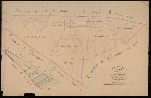 Section C, la Grande-Ville, en une feuille.