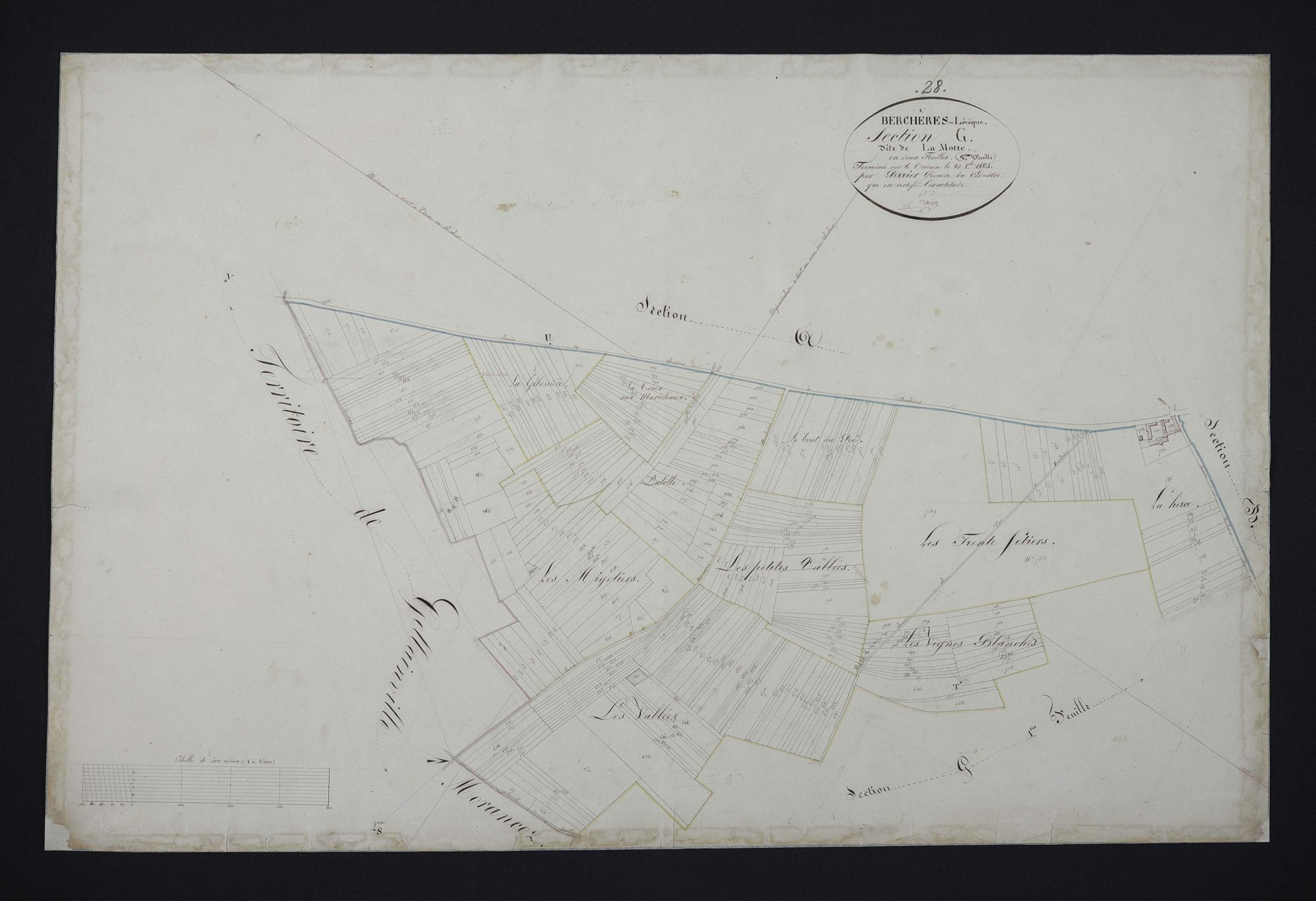 Section G, la Motte, feuille 2.