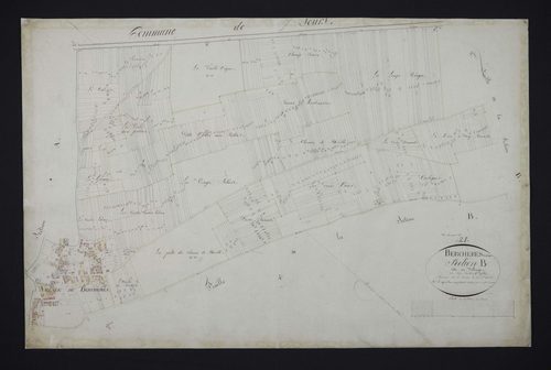 Section B, le Village, feuille 1.