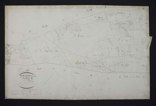 Section B, le Village, feuille 2.