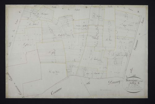 Section B, le Village, feuille 3.