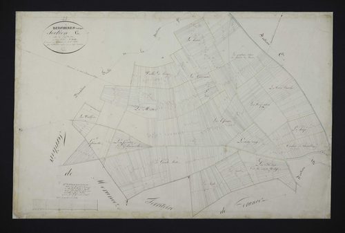 Section G, la Motte, feuille 1.