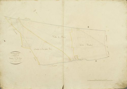 Section C, Bussey et la Guette, feuille 1 / Levée par Court puîné, géomètre.