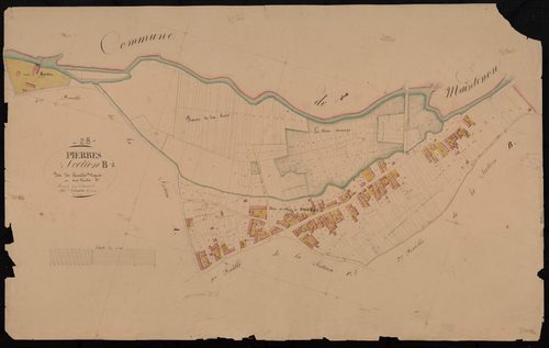 Section B, les Grandes Vignes, feuille 1.