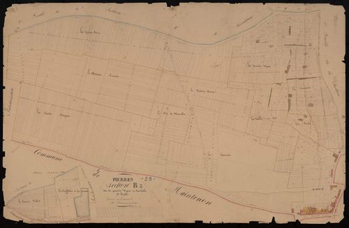 Section B, les Grandes Vignes, feuille 2.