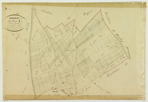 Section A, Hauville, feuille 1.