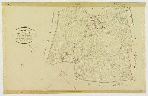 Section A, Hauville, feuille 2.