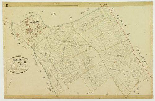 Section B, Bailleau, feuille 1.