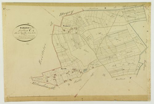 Section C, Harville, feuille 1.