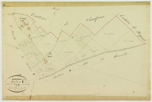 Section E, Romigny, feuille 1.