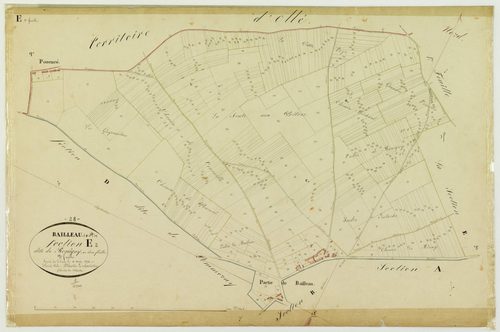 Section E, Romigny, feuille 2.