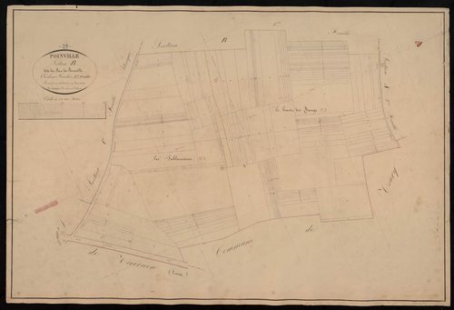 Section B, le Parc de Poinville, feuille 2.