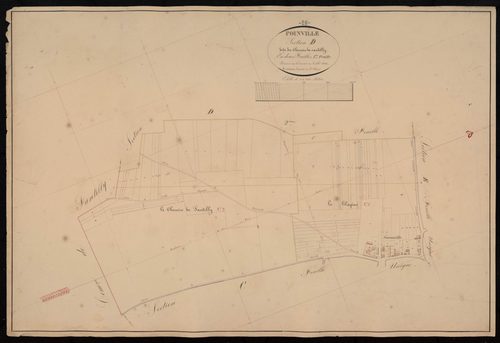 Section D, Chemin de Santilly, feuille 1.