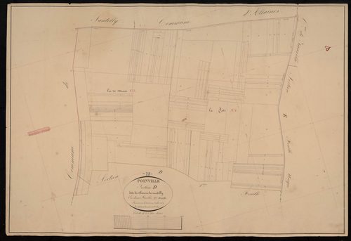 Section D, Chemin de Santilly, feuille 2.