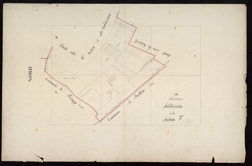 Subdivision de la section F.