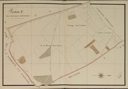 Section E, la Marre de Grimont, feuille 1.