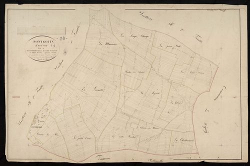 Section A, Maindreville et Champ, feuille 1.