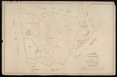 Section A, Maindreville et Champ, feuille 2.